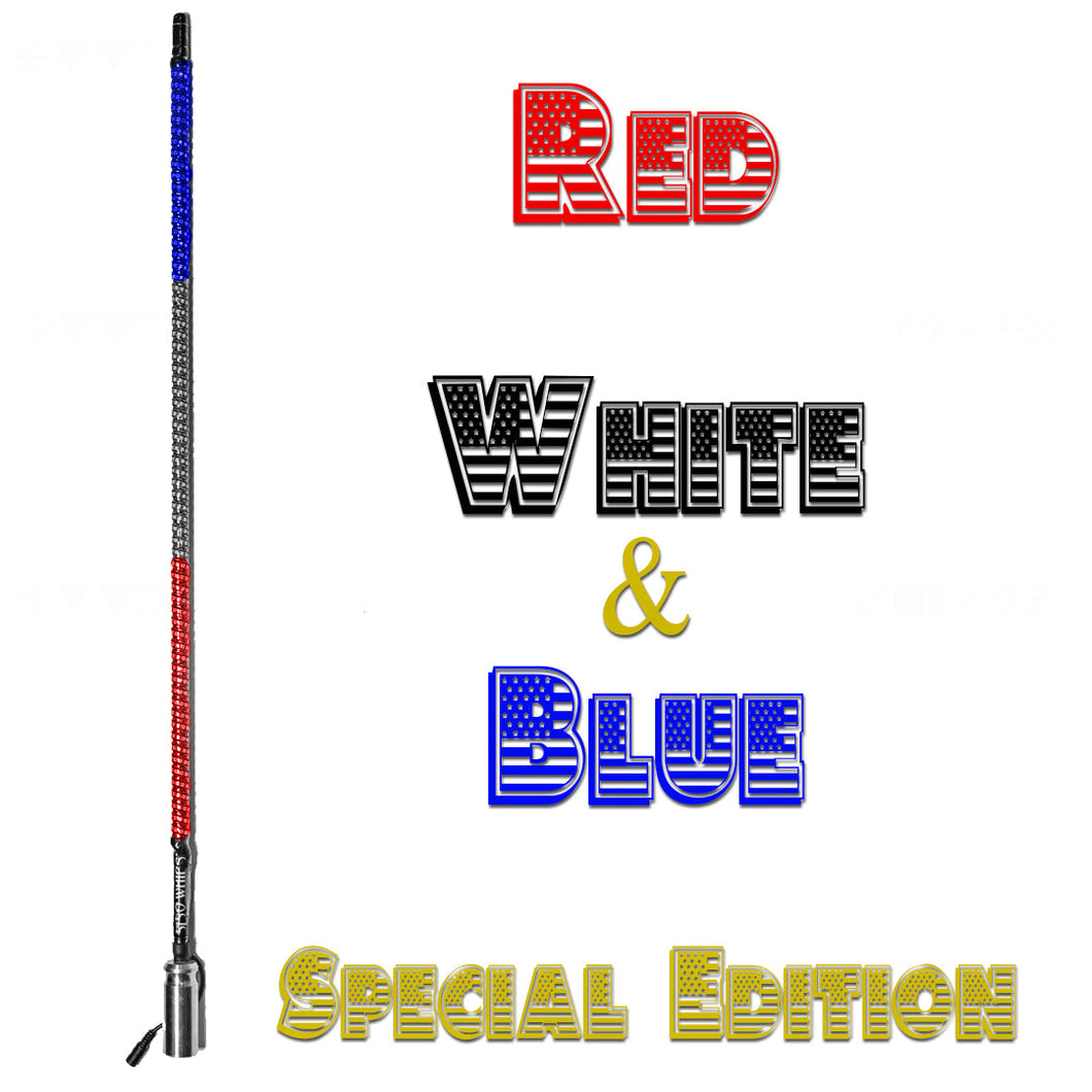 WH-1204RWB
RED, WHITE, & BLUE HYPER WHIP