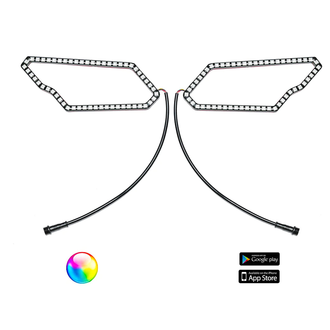 WH-2002
187 STYLE CAN-AM HALOS W/ CONTROL HARNESS