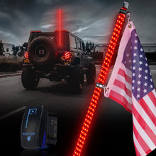 Load image into Gallery viewer, The Spiral Solid Color LED Whip Light with Spring Mount
