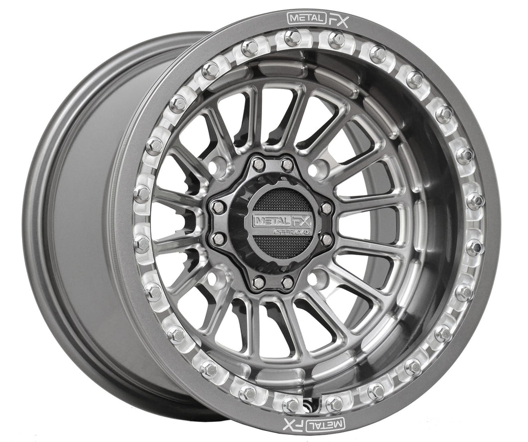 Delta Beadlock Gunmetal | Contrast Cut |Delta Beadlock, Premium Cast
