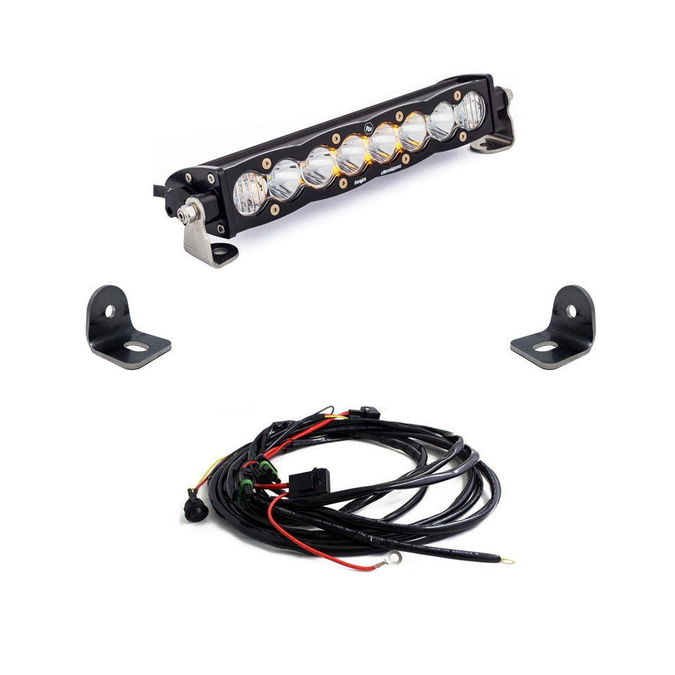 Polaris S8 10 Inch Hood Mount Light Bar Kit - Polaris 2019-21 RZR XP Turbo; 2018-21 RZR Turbo S SKU: 447072