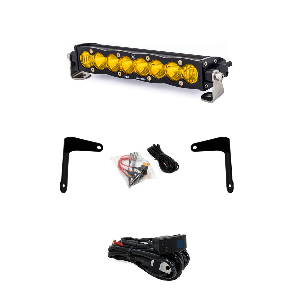 Can-Am S8 10 Inch Shock Mount Light Bar Kit - Can-Am 2017-21 Maverick X3